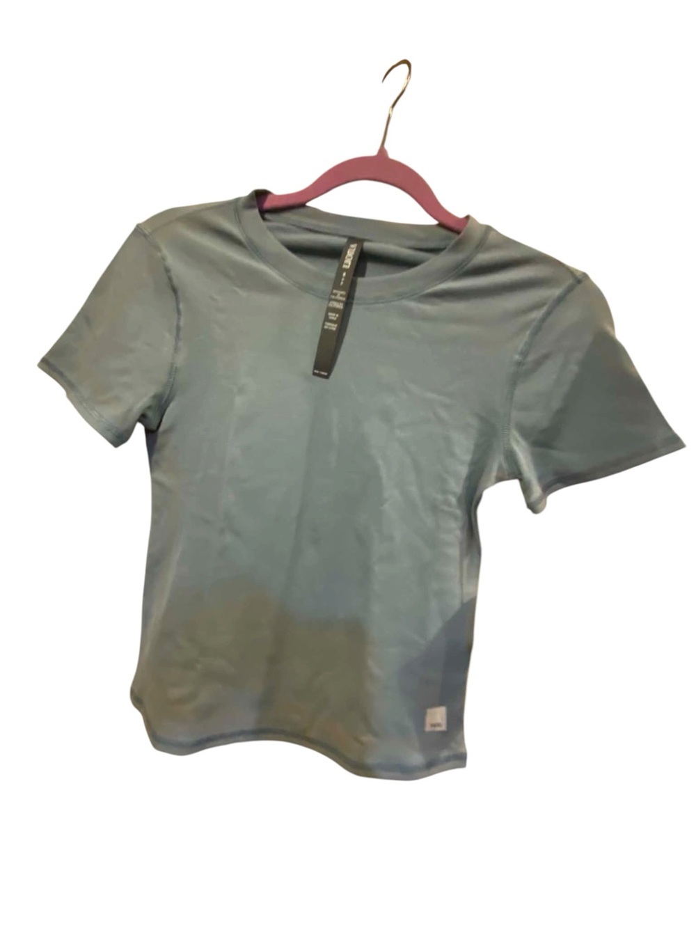 NWT Vuori Pose Fitted Tee SEA GLASS Size Small
